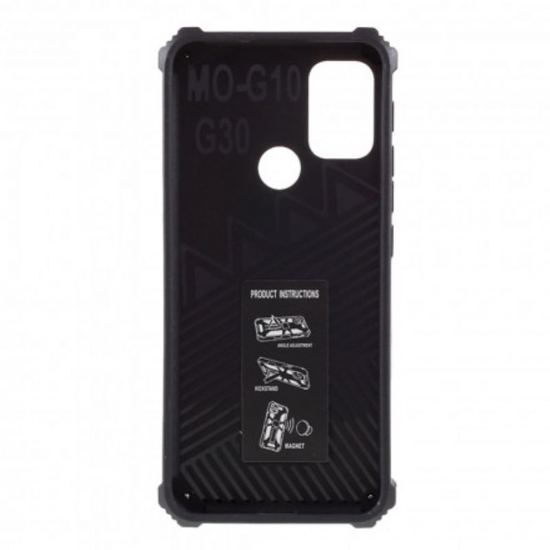 Kuori Moto G30 / G10 Naamiointi Irrotettava Tuki