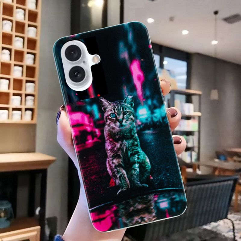 Puhelinkuoret iPhone 16 Kissa Kaupungissa