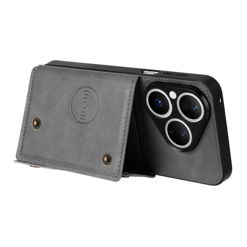 Kuori Huawei Pura 80 Nahkaefektikortti Teline