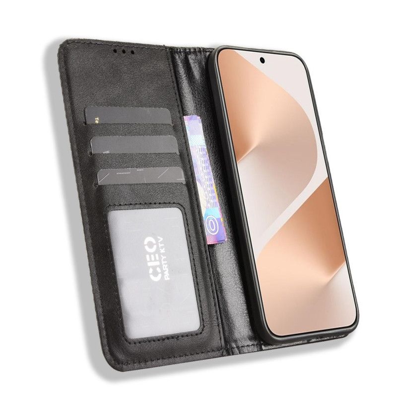 Nahkakotelo Huawei Pura 80 Vintage Frieze