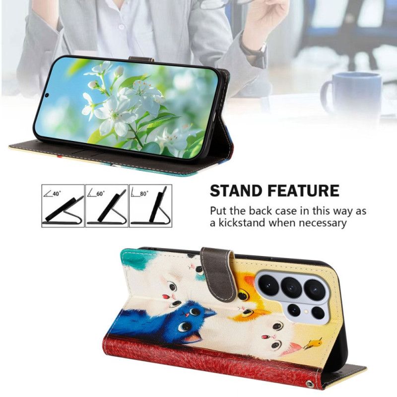 Kuoret Samsung Galaxy S26 Ultra Värikkäät Kissat