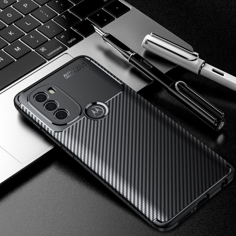 Case Moto G71 5G Hiilikuituletku