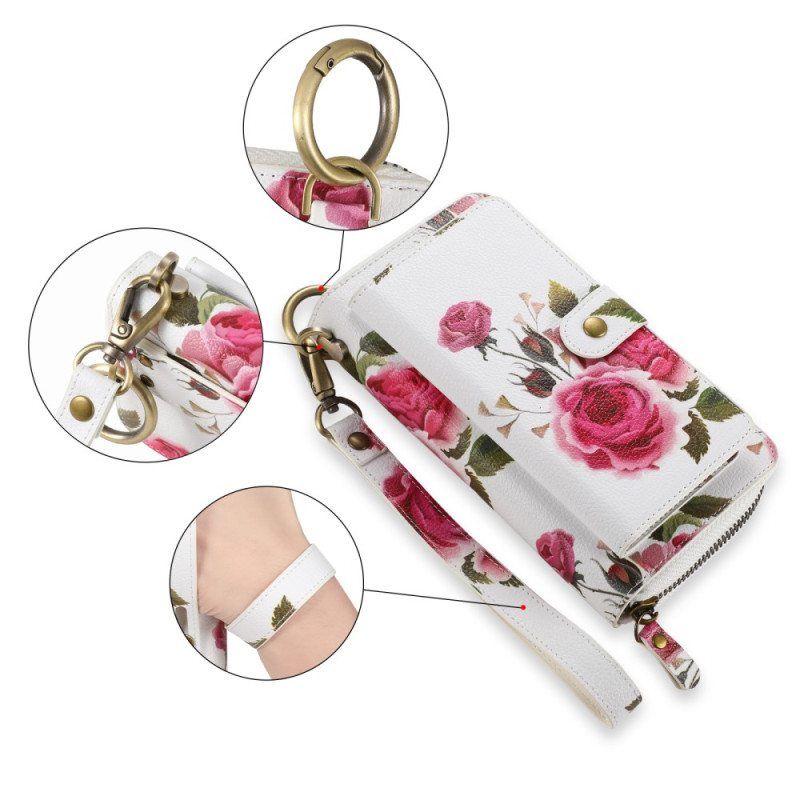 Case Nahkakotelo iPhone 15 Pro Irrotettava Kuori Ja Manuaalinen Hihna