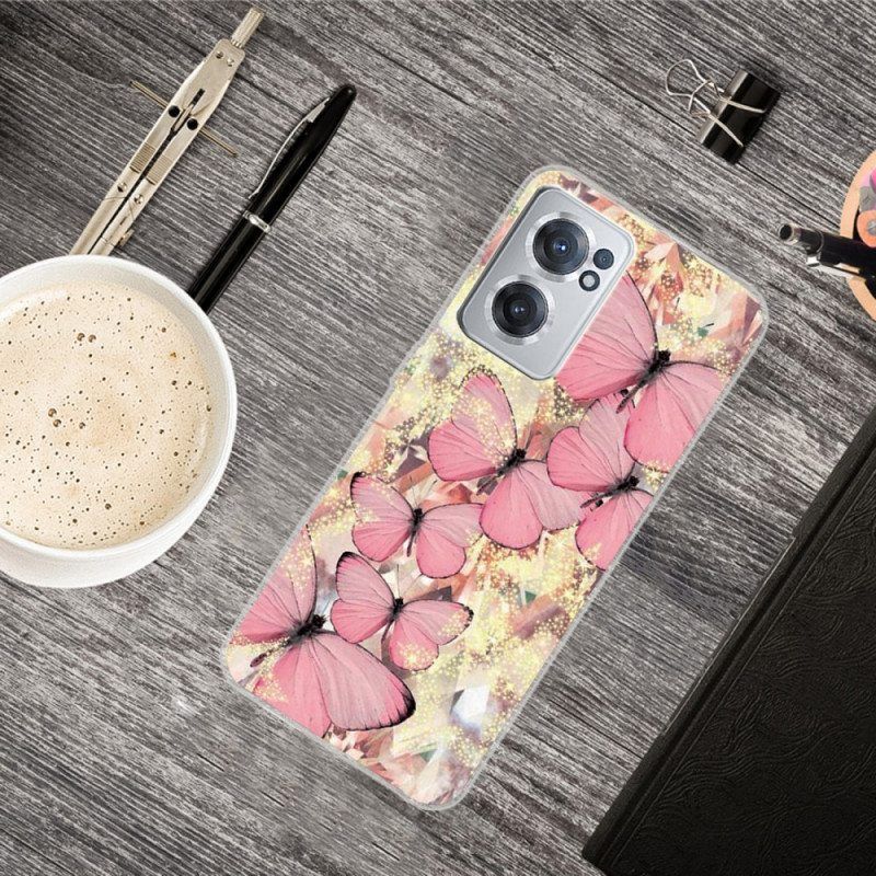 Case OnePlus Nord CE 2 5G Butterfly Ruusut