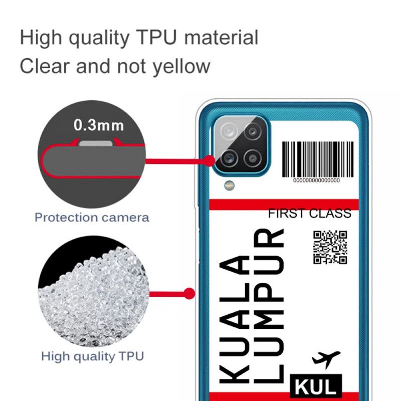 Case Kuoret Samsung Galaxy A12 Puhelinkuoret Maihinnousukortti Kuala Lumpuriin