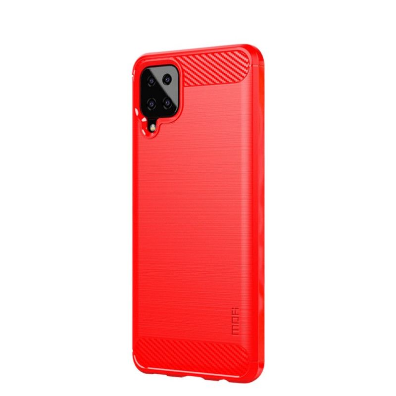 Kuori Samsung Galaxy A12 Harmaa Musta Mofi Harjattu Hiilikuitu