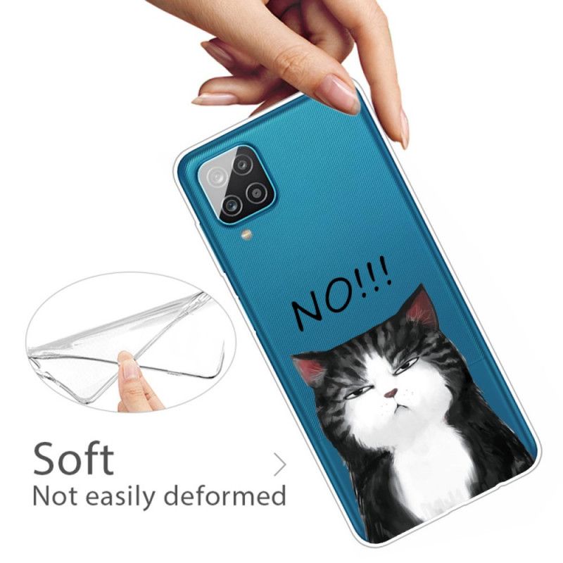 Kuori Samsung Galaxy A12 Puhelinkuoret Kissa. Joka Sanoo Ei