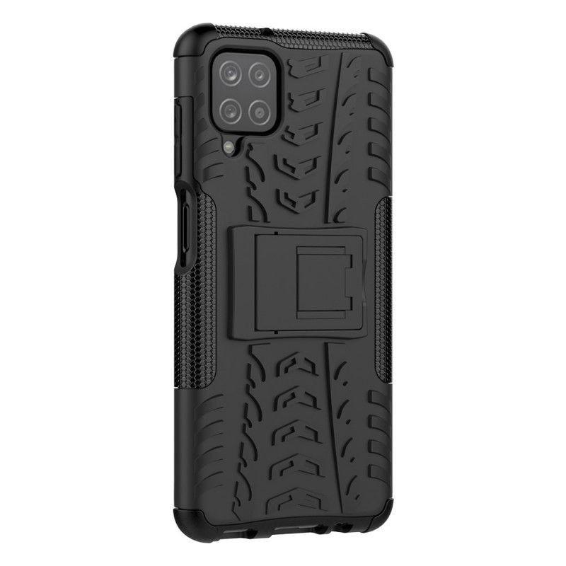Kuori Samsung Galaxy A12 Valkoinen Musta Erittäin Raskas