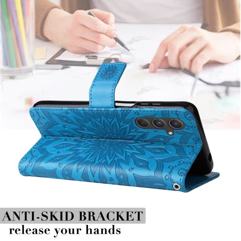 Kotelot Samsung Galaxy A55 5g Upea Mandala Hihnalla Suojakuori