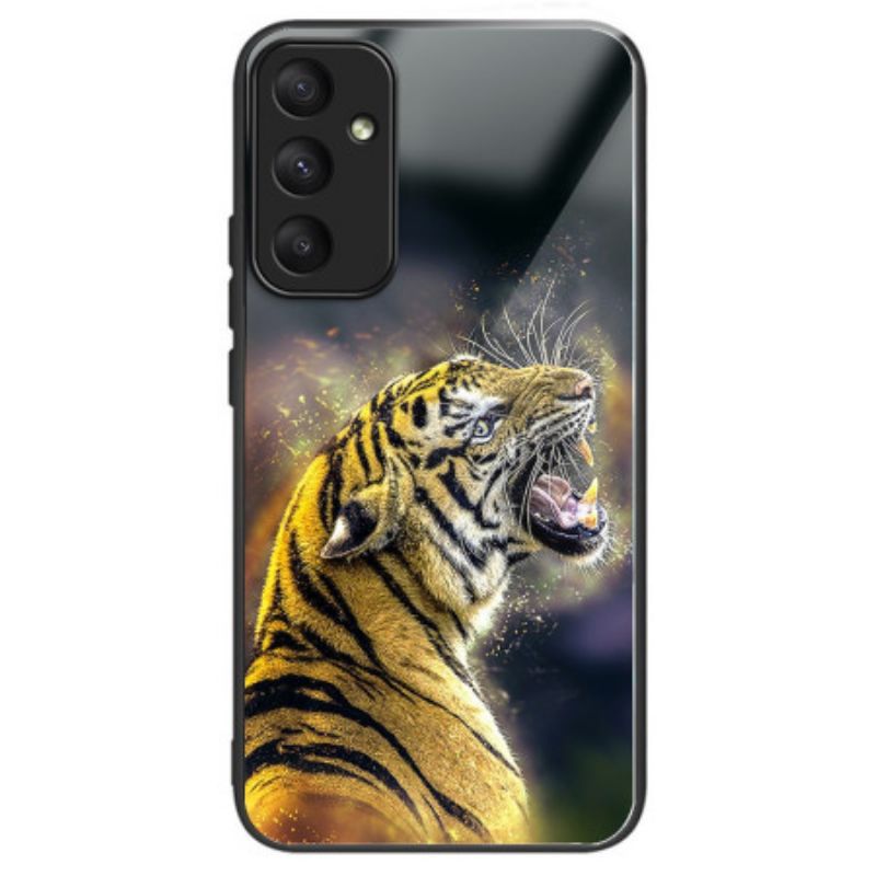 Kuori Samsung Galaxy A55 5g Karkaistu Lasi Möly Tiikeri
