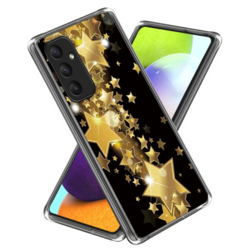 Kuori Samsung Galaxy A55 5g Kultaiset Tähdet