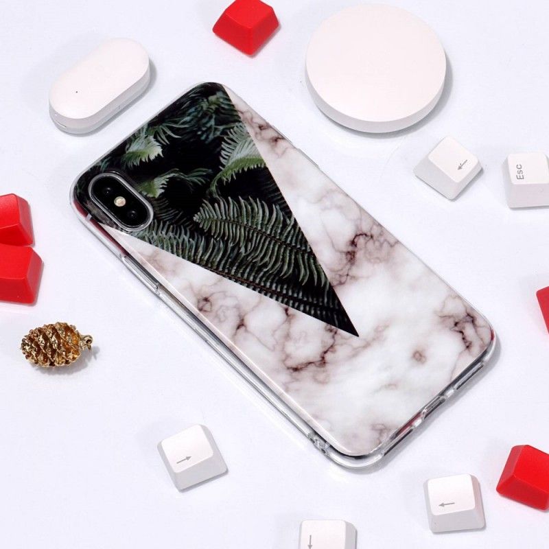 Kuori iPhone XS Puhelinkuoret Marmorilehdet