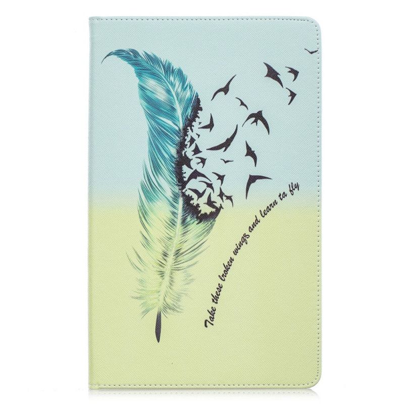 Kuoret Samsung Galaxy Tab A 10.1 (2019) Opi Lentämään Höyheniä Suojakuori