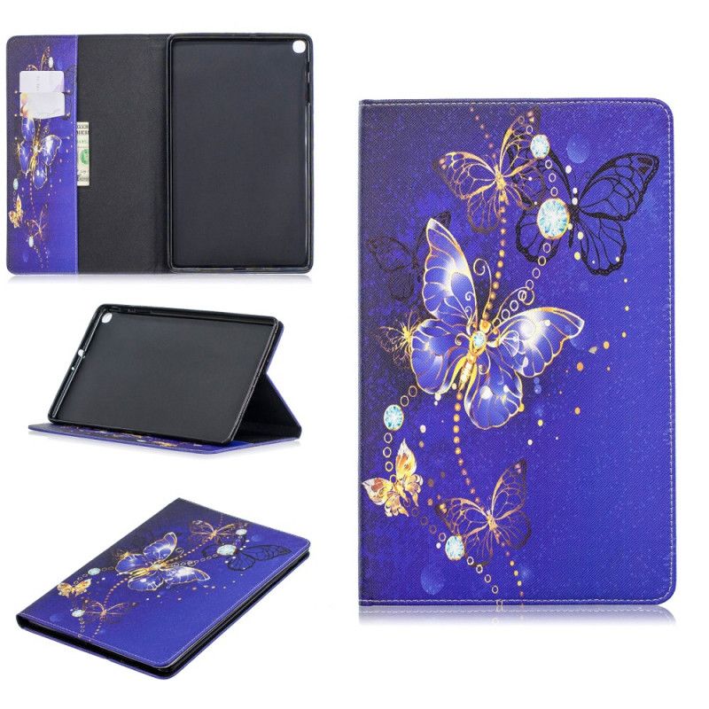 Kuoret Samsung Galaxy Tab A 10.1 (2019) Vihreä Valkoinen Perhosarja