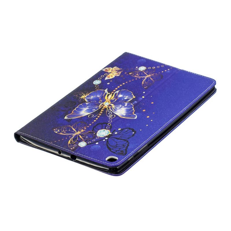 Kuoret Samsung Galaxy Tab A 10.1 (2019) Vihreä Valkoinen Perhosarja