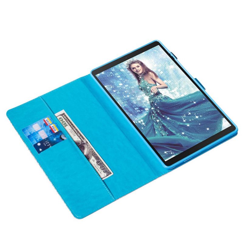 Nahkakotelo Samsung Galaxy Tab A 10.1 (2019) Puhelinkuoret Merenneito Kimallus