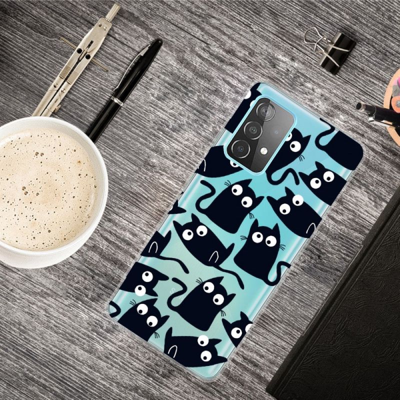 Case Kuoret Samsung Galaxy A52 4G / A52 5G Puhelinkuoret Mustat Hiiret