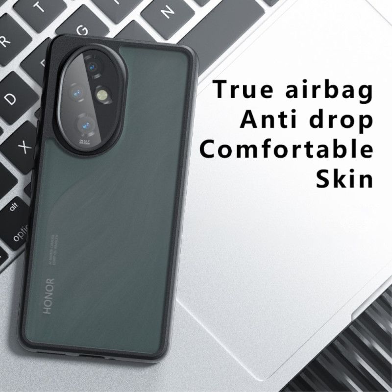 Kuori Honor 200 Pro Läpinäkyvä Musta Suojakuori