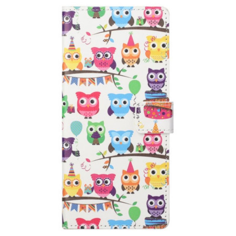 Kotelot Xiaomi Redmi Note 13 5g Puhelinkuoret Pöllökuvio