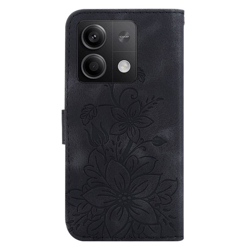 Kuoret Xiaomi Redmi Note 13 5g Kukkakuvio Hihnalla