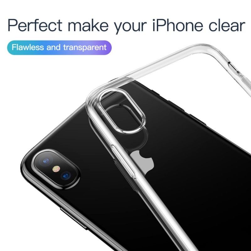 Case Kuoret iPhone XS Max Kultainen Puhelinkuoret Yksinkertainen Baseus-Sarja
