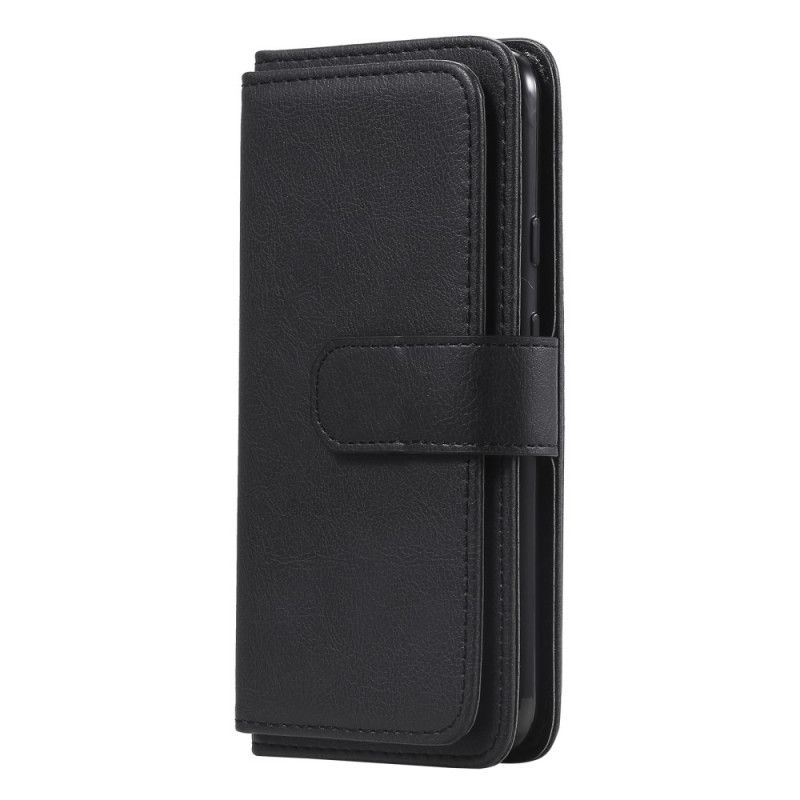 Flip Case Google Pixel 5 Vihreä Musta 10 Monitoimikorttikoteloa