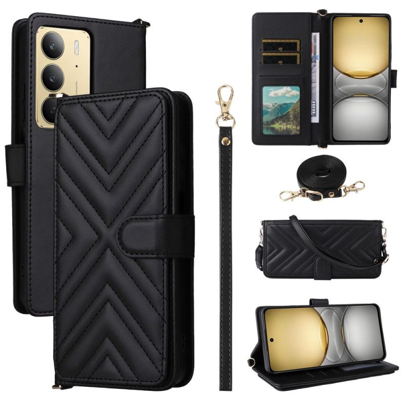 Kotelot Realme C75 Ensiluokkainen Muotoilu Hihnalla Ja Olkahihnalla