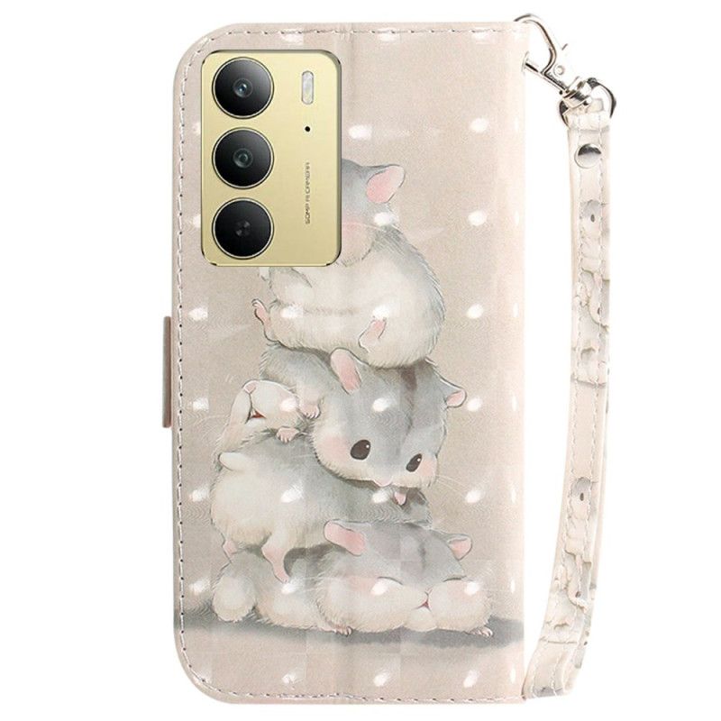Kotelot Realme C75 Puhelinkuoret Hamsterin Kaulanauha