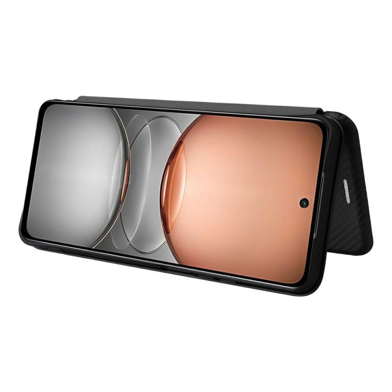 Nahkakotelo Realme C75 Hiilikuitu