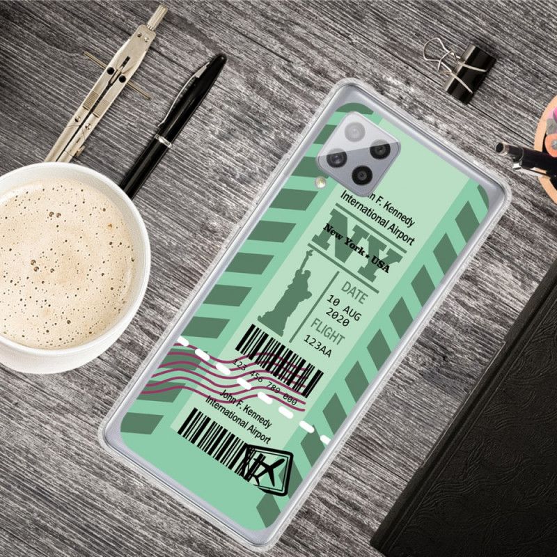 Kuori Samsung Galaxy A42 5G Tummansininen Musta Maihinnousukortti New Yorkiin