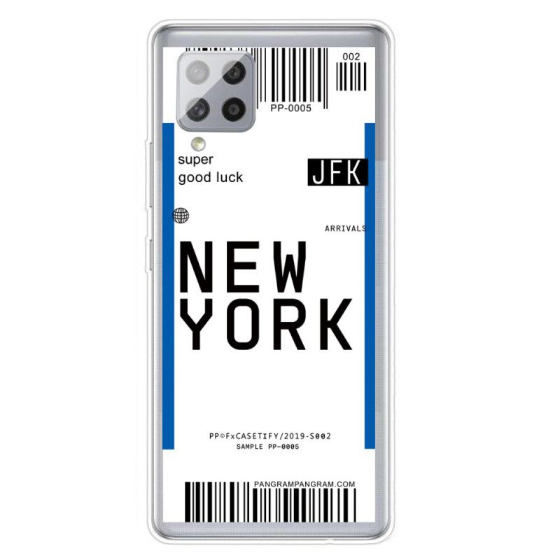 Kuori Samsung Galaxy A42 5G Tummansininen Musta Maihinnousukortti New Yorkiin