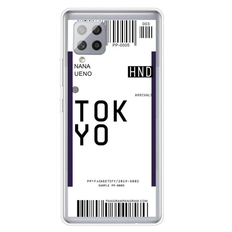 Kuori Samsung Galaxy A42 5G Tummansininen Musta Maihinnousukortti Tokio Suojakuori