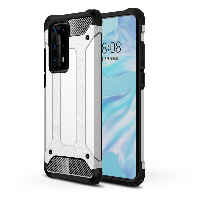 Kuori Huawei P40 Pro Plus Punainen Musta Perhe Suojakuori