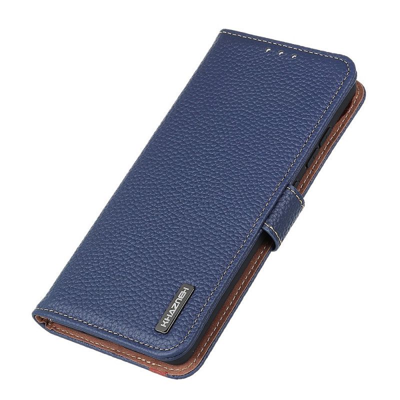 Kotelot Huawei Nova 8i / Honor 50 Lite Puhelinkuoret Lychee Leather Khazneh