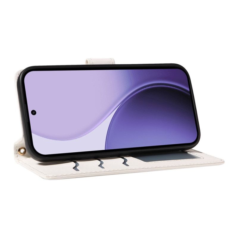 Kotelot Oppo Reno 14 5g Tikattu Hihnalla Ja Olkahihnalla Suojakuori