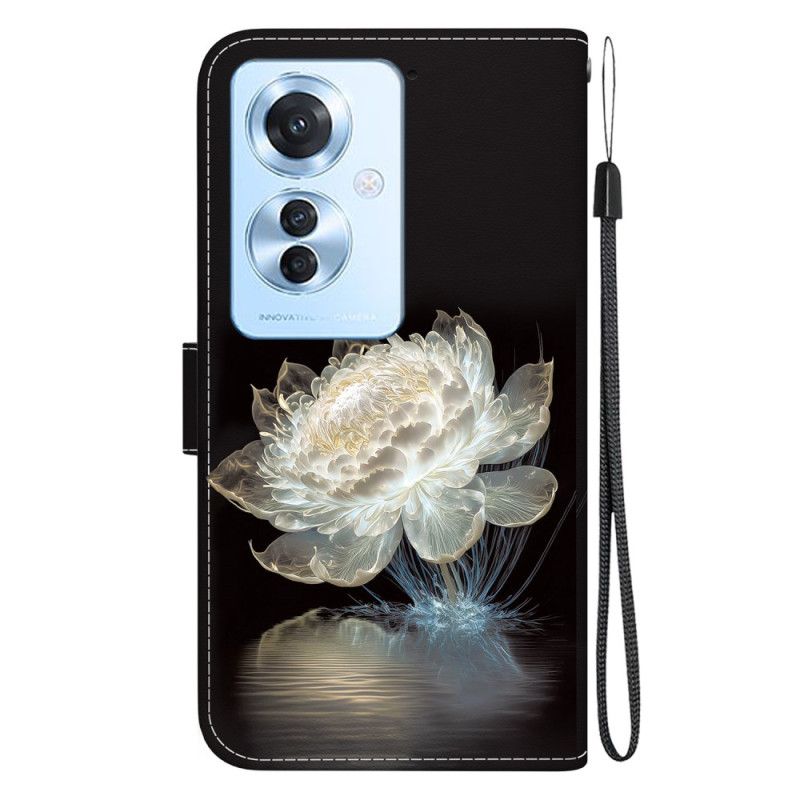 Kotelot Oppo Reno 11f 5g Kristallipioni Hihnalla Suojakuori