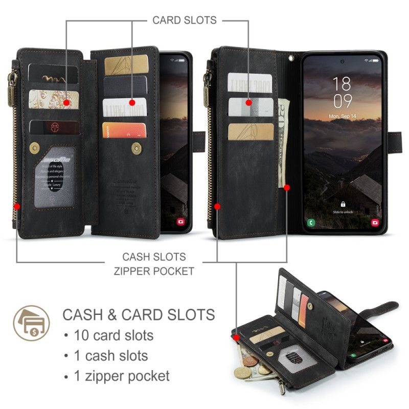 Kotelot Samsung Galaxy S26 Caseme-mokkanahkaefekti