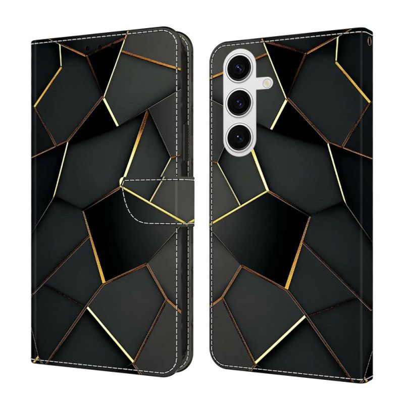 Kotelot Samsung Galaxy S26 Puhelinkuoret Mustat Ja Kultaiset Reunukset