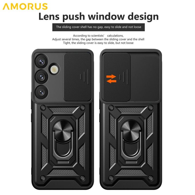 Kuori Samsung Galaxy S26 Jalkatuki Ja Liukuva Kamerasuoja Suojakuori