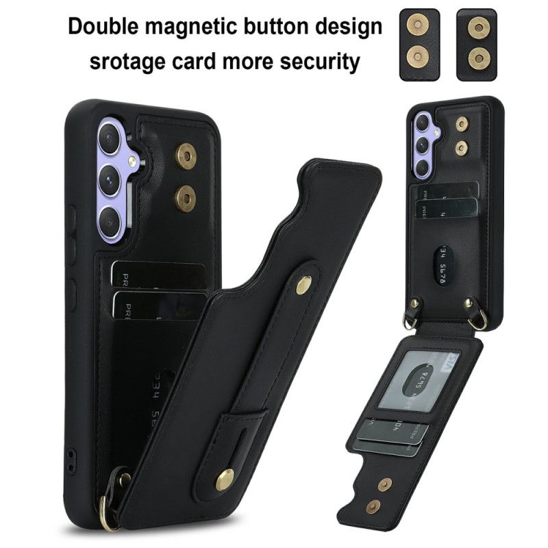 Kuori Samsung Galaxy S26 Korttikotelo Ja Olkahihna