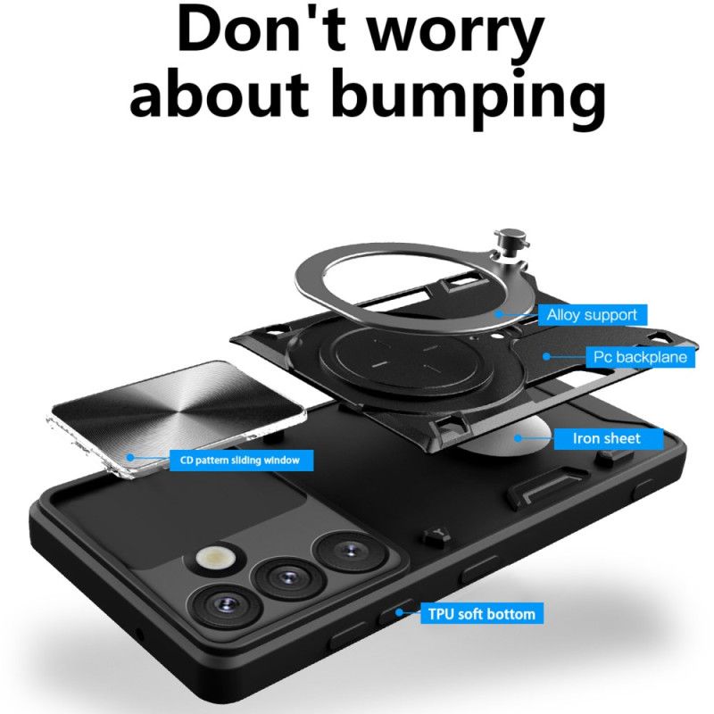 Kuori Samsung Galaxy S26 Liukuva Kamerajalusta Ja Kansi Suojakuori