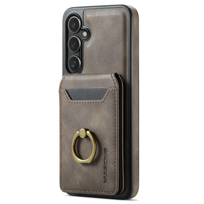 Kuori Samsung Galaxy S26 Magging Magneettinen Korttikotelo Ja Sormus Suojakuori