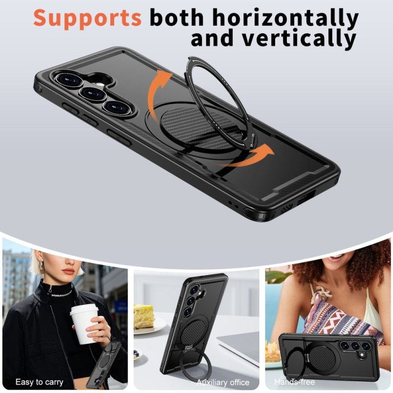 Kuori Samsung Galaxy S26 Magneettinen Ja Pyörivä Jalusta