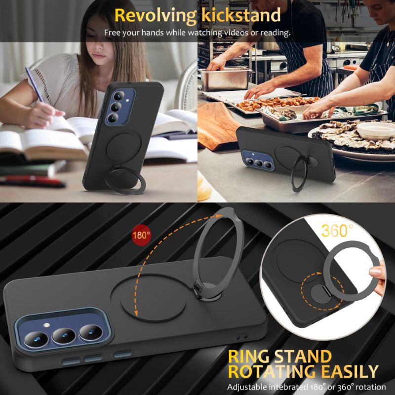 Kuori Samsung Galaxy S26 Magneettinen Ja Pyörivä Rengasjalusta