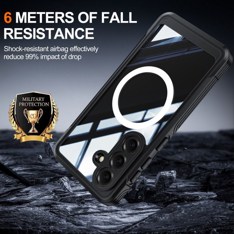 Kuori Samsung Galaxy S26 Magneettinen Karkaistulla Lasilla Suojakalvolla