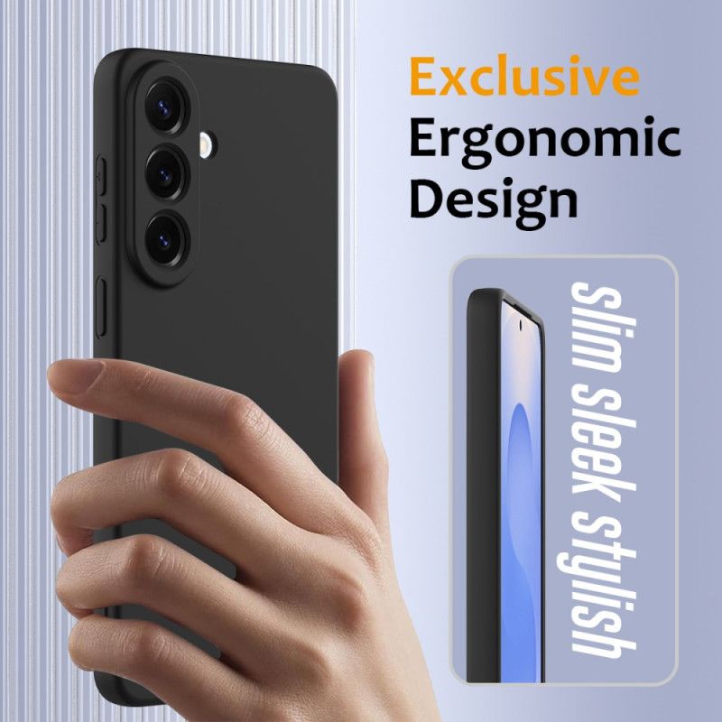 Kuori Samsung Galaxy S26 Nestemäisestä Silikonista Valmistettu Magneettinen Lompakko