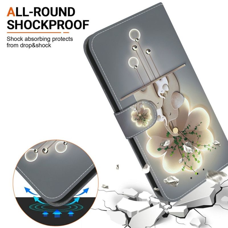 Nahkakotelo Samsung Galaxy S26 Kolme Norsua