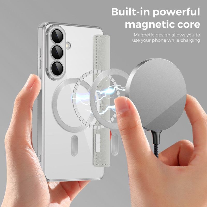 Nahkakotelo Samsung Galaxy S26 Magneettinen Korttikotelo Ja Rfid-suoja Suojakuori