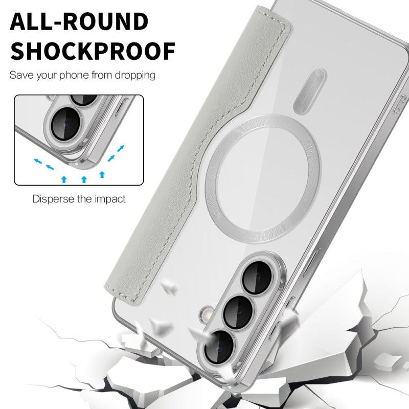 Nahkakotelo Samsung Galaxy S26 Rfid-korttikotelo Ja Pehmustettu Linssinsuojus