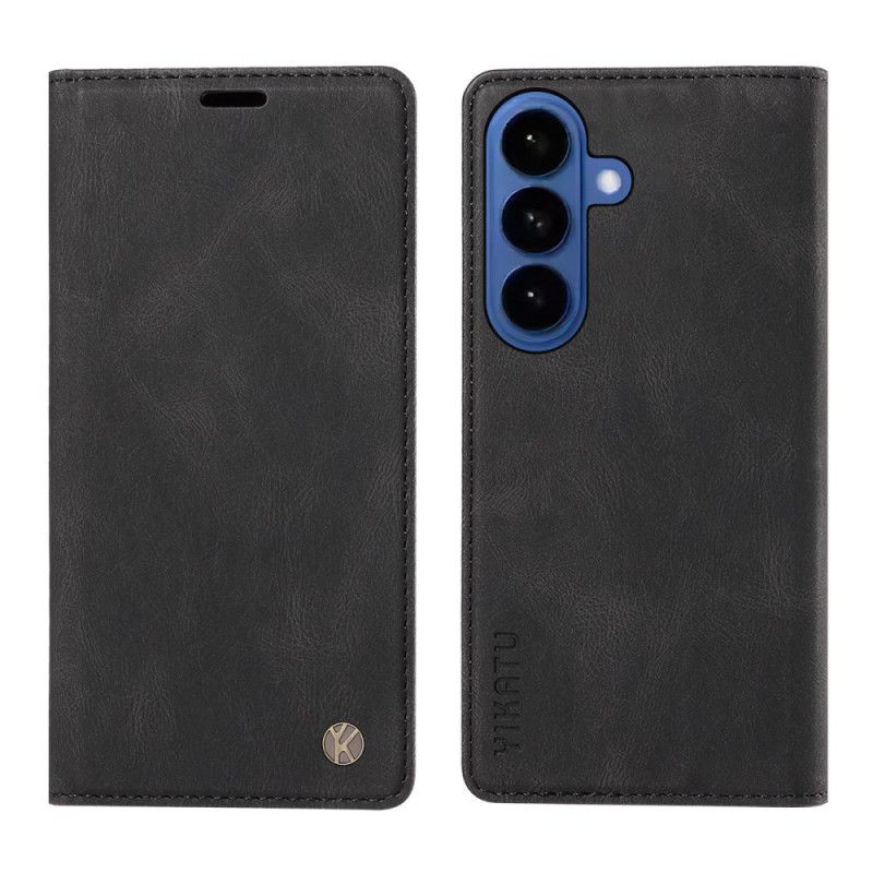 Nahkakotelo Samsung Galaxy S26 Yikatu Mokkanahkakuvio